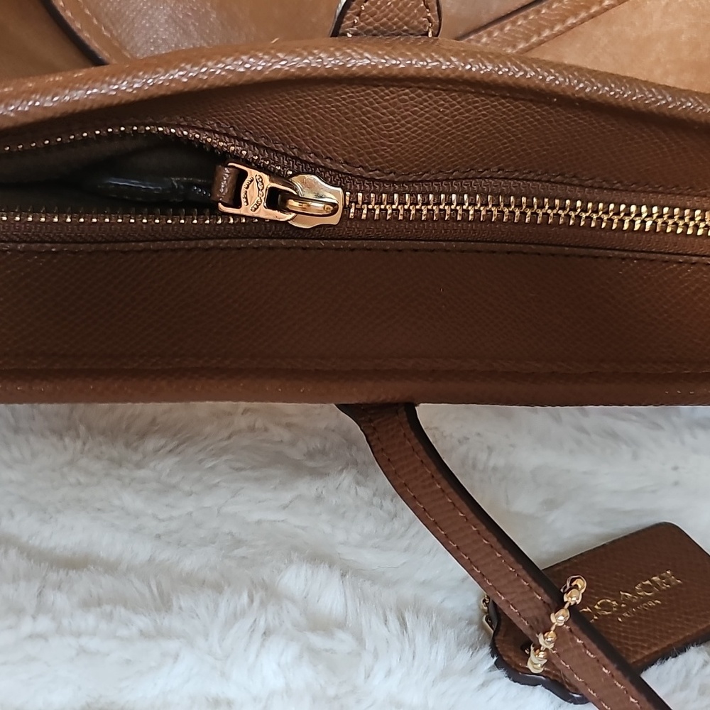 Coach Brown Leather Classic Tote - Picture 7 of 7